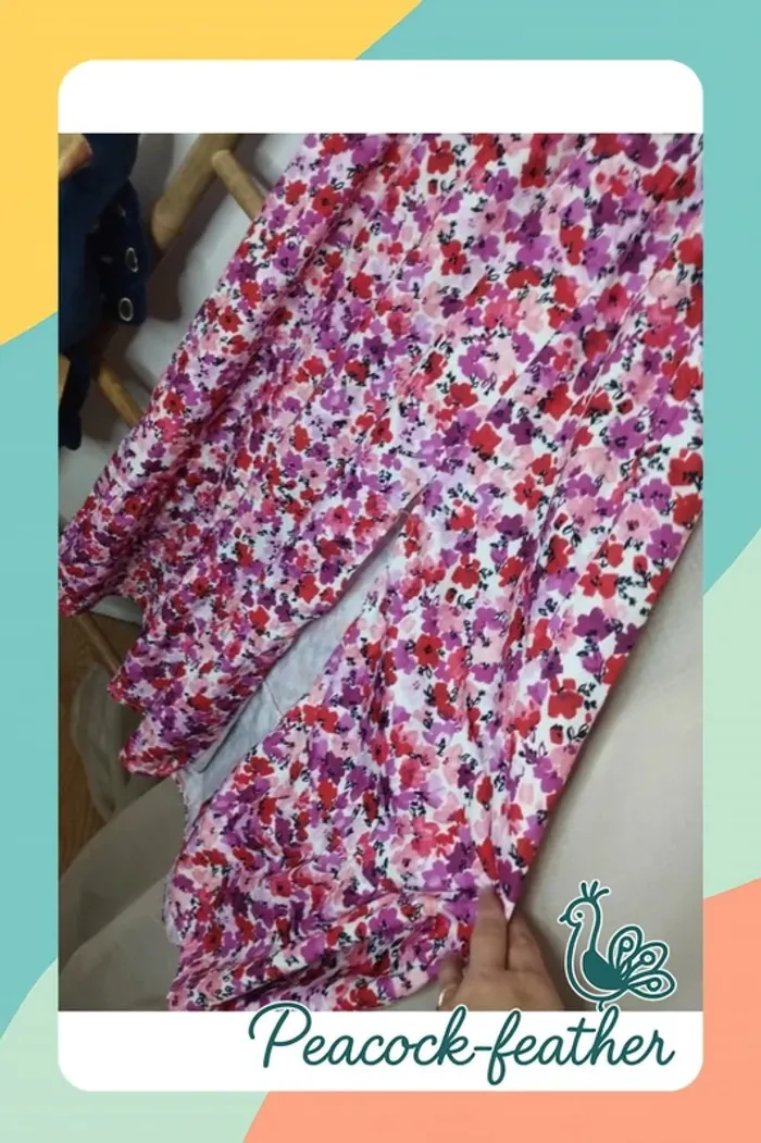 Robe rose fleurie 42 - photo numéro 3
