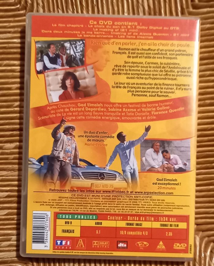 Dvd Olé Gad Elmaleh G. Depardieu - photo numéro 2