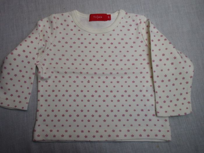 T-shirt écru, 3 mois