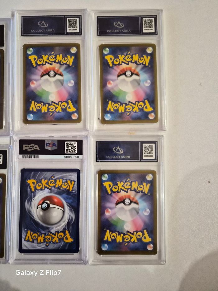 Lot de 7 cartes Pokémon gradées - photo numéro 5