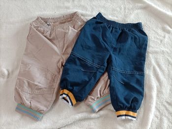 Lot 2 joggings 6 mois