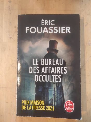 Le bureau des affaires occultes T1 Eric Fouassier Livre de Poche 2023