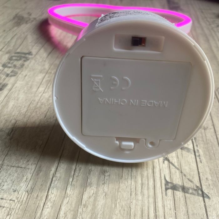 Lampe coeur led à piles - photo numéro 3