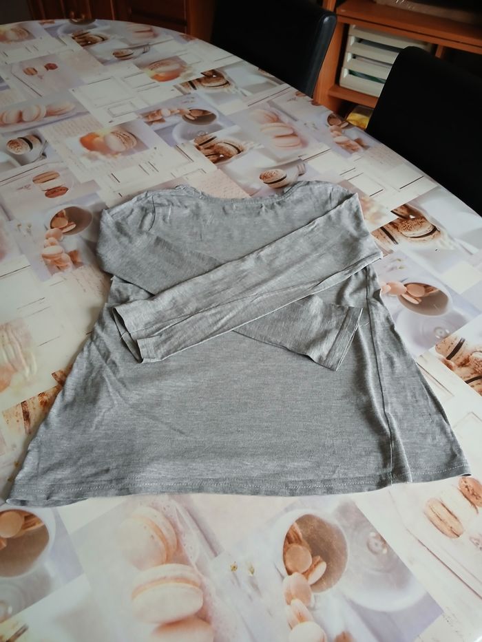 Tee-shirt ML "Tissaia Basics" 10 ans. - photo numéro 4