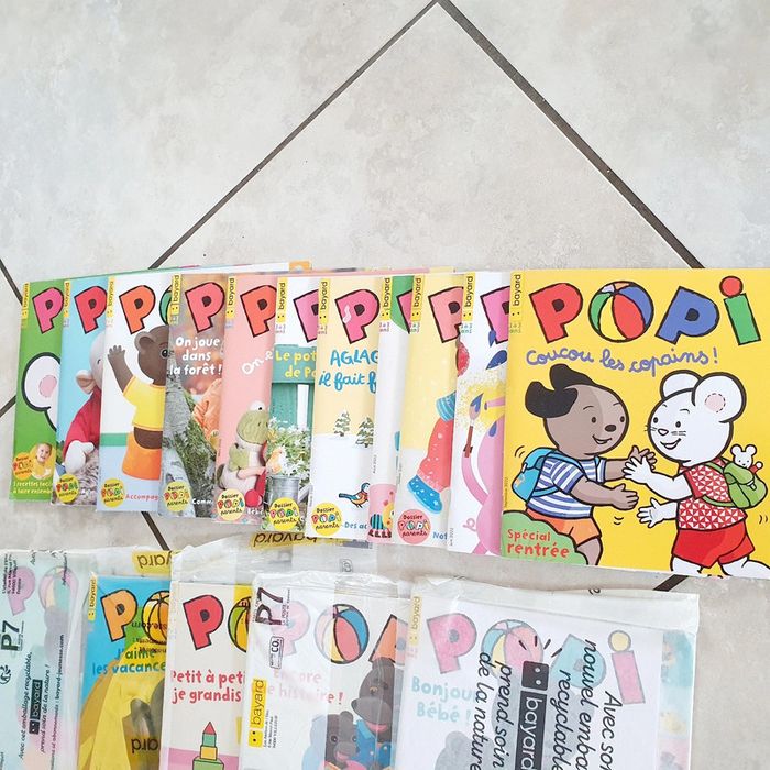 Lot de 16 magazines mensuel Popi, petit ours brun - photo numéro 4