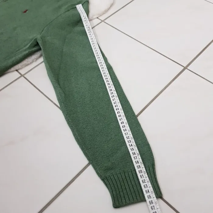 Pull Camionneur half demi zip Ralph Lauren L Vert - photo numéro 12