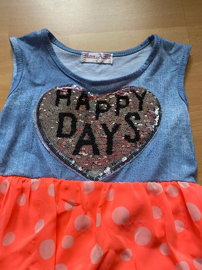 Robe à sequins « Happy Days » Taille 8 - photo numéro 4