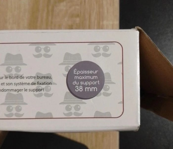 porte-tasse clipsable pour bureau - photo numéro 3