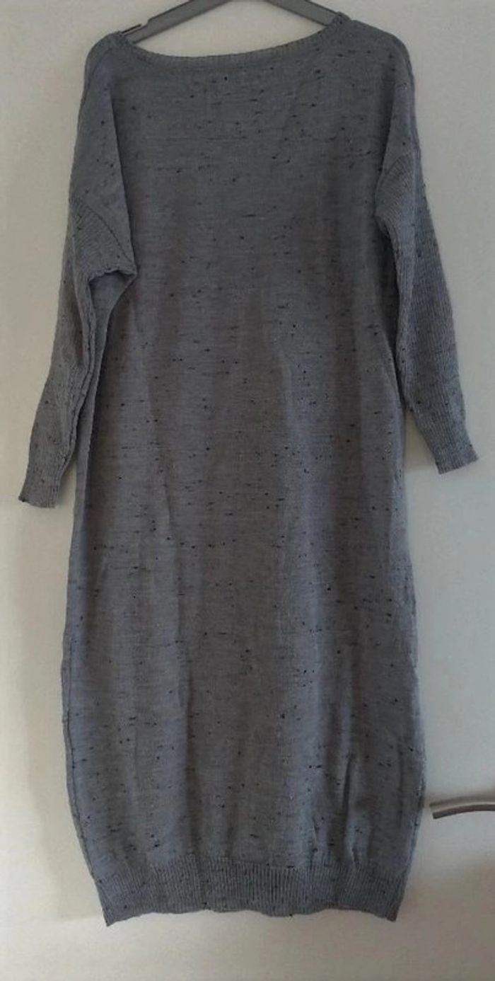 Robe Pull Gris Chiné marque Multiples Créateur Neuve - photo numéro 2