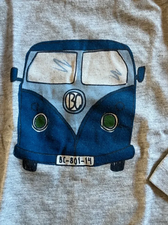 T-shirt manches longues 6 mois garçon - photo numéro 2