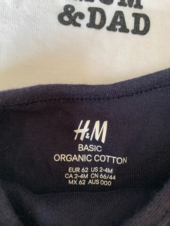 Lot 3 bodys 6 mois - photo numéro 3