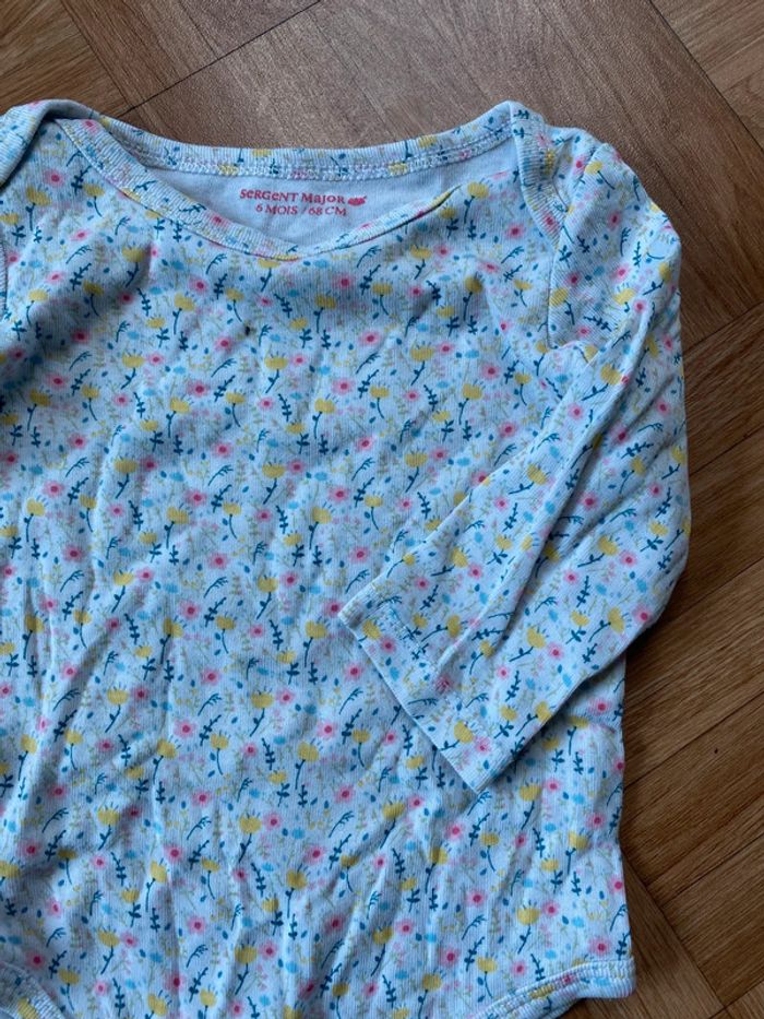 Body manches longues taille 6 mois Sergent Major - photo numéro 2