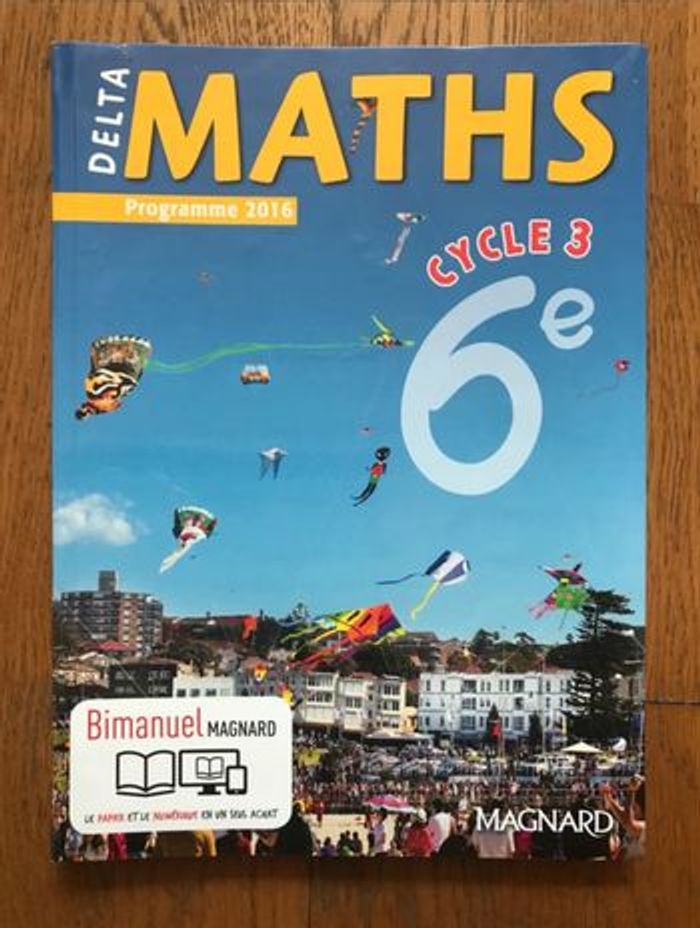 Delta Maths 6ème - manuel de l’élève - Magnard