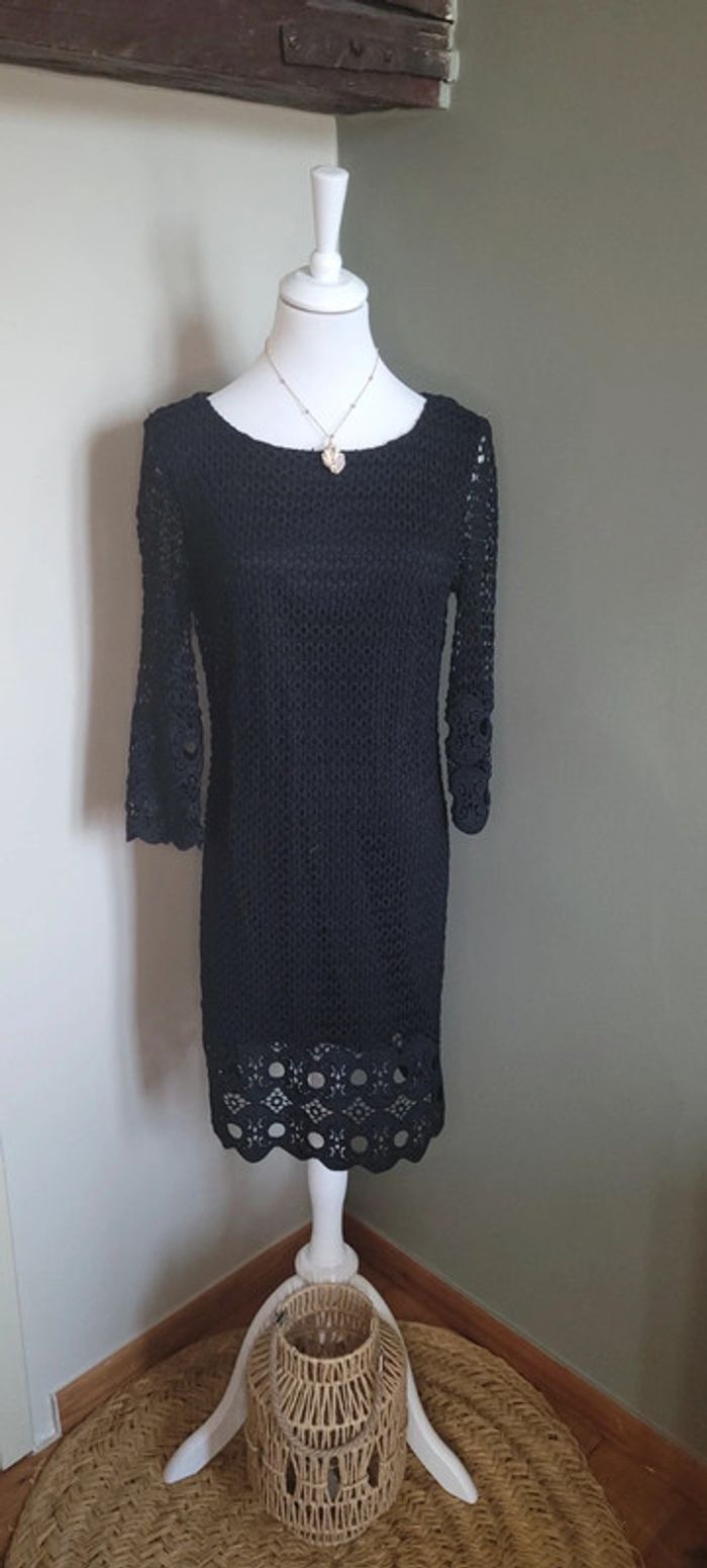 Jolie robe noir Lulu Love en dentelle Taille S