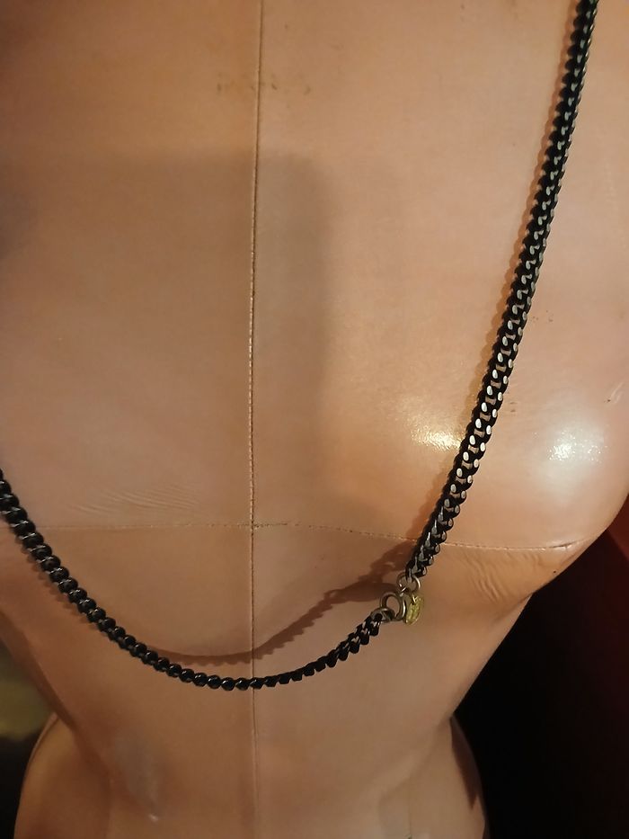 Collier fantaisie rouge et noir Scherrer - photo numéro 6