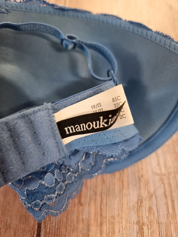 Manoukian soutien gorge bleu * 85C * - photo numéro 9