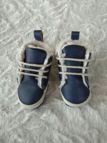 Chaussures bébé style basket Garçon 0/3 mois Pommette