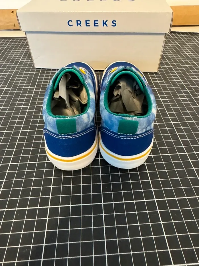 Baskets Slip-On bleues tie&die Creeks taille 28 neuves - photo numéro 4