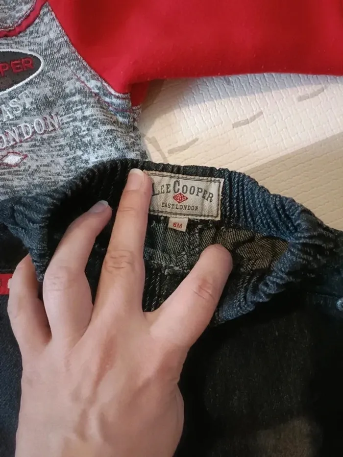 Ensemble veste + pantalon Lee Cooper 6 mois - photo numéro 2