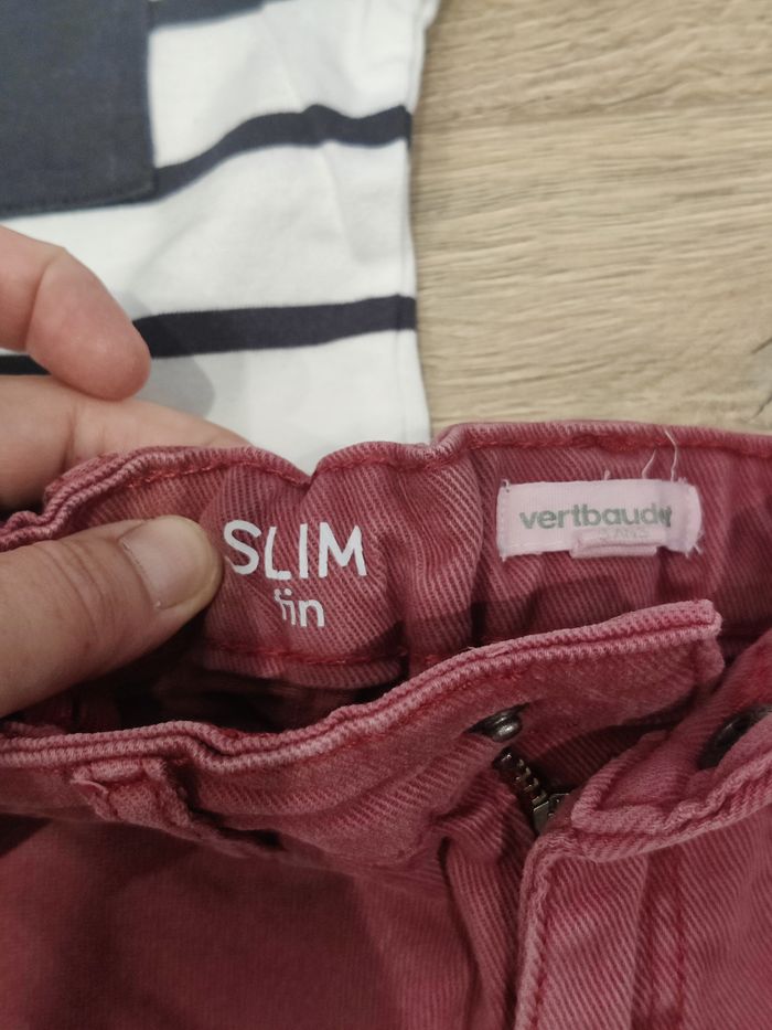 Ensemble 5 pièces jean tee shirt Vertbaudet Taille 3-4 ans - photo numéro 5