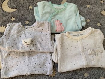 Lot 3 pyjamas inextenso 62 cms