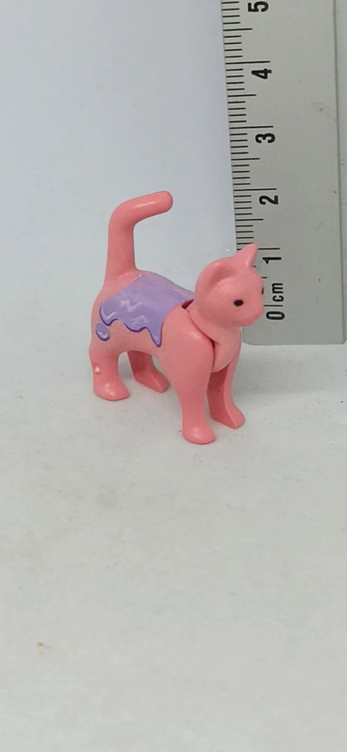 Chat rose et violet playmobil