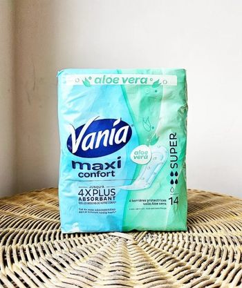 Serviettes hygiénique X14 aloe vera Vania
