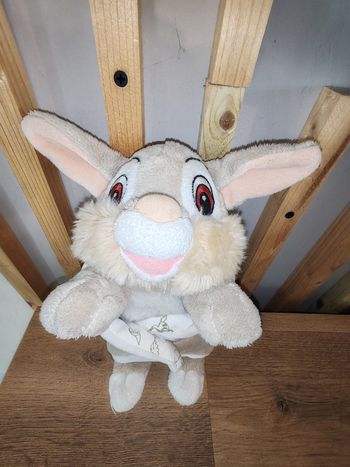 Lapin pan pan Disney avec sa couverture