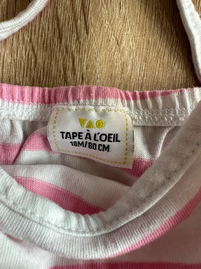 Combinaison short rose tape à l’œil - photo numéro 3