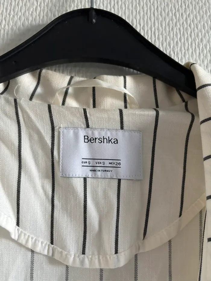 Veste blazer fluide à rayures - photo numéro 3