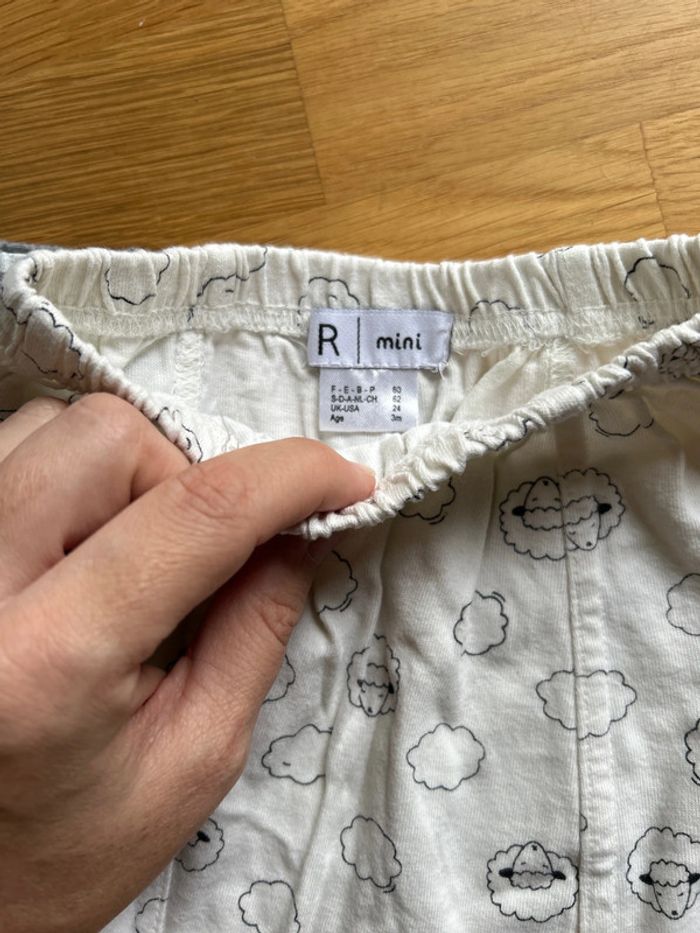 La redoute - Lot de deux pantalons bébé - 3 mois - photo numéro 3