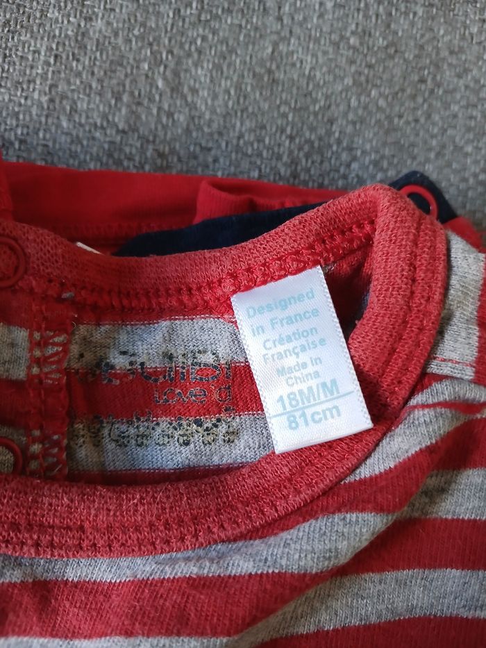 Lot t-shirts 18 mois - photo numéro 8