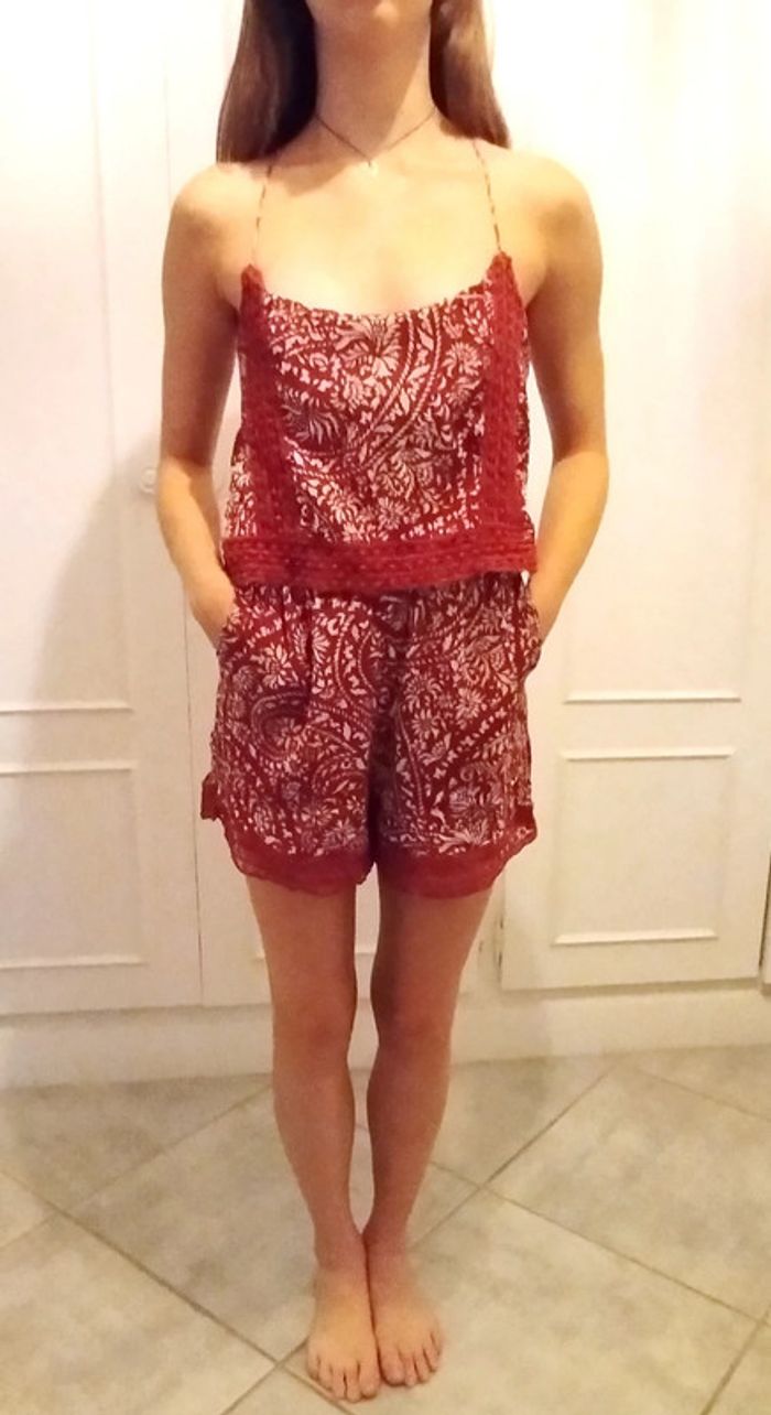 Combishort doublée