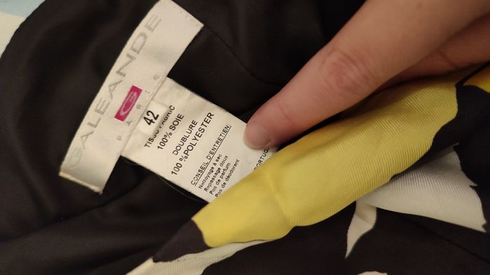 Jupe en soie vintage T40 - photo numéro 5