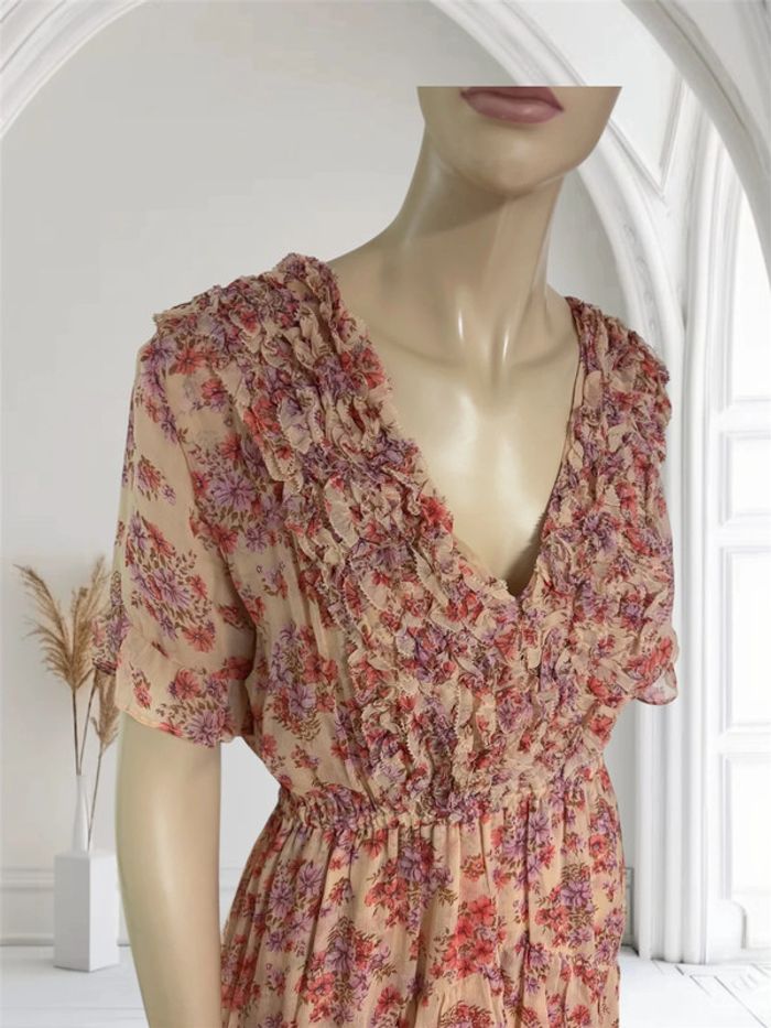 Magnifique robe fleuris entièrement doublée the kooples neuve taille 1 - photo numéro 4