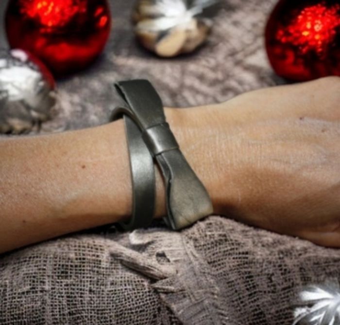 Bracelet noeud papillon bronze