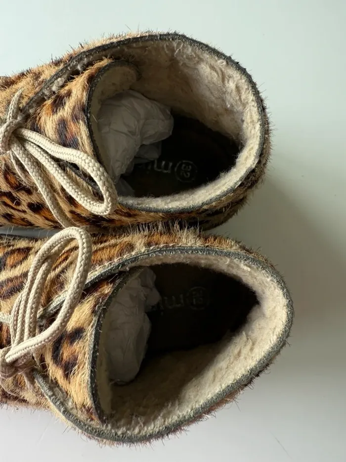 Boots léopard minelli - photo numéro 3