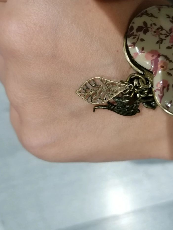 Collier sautoir cœur vintage 📿 - photo numéro 8