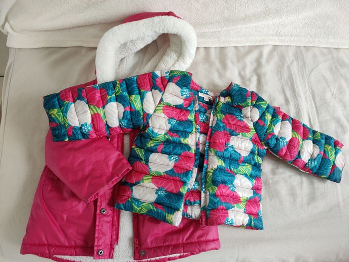 Vends manteau hiver avec doublure gilet amovible - photo numéro 3