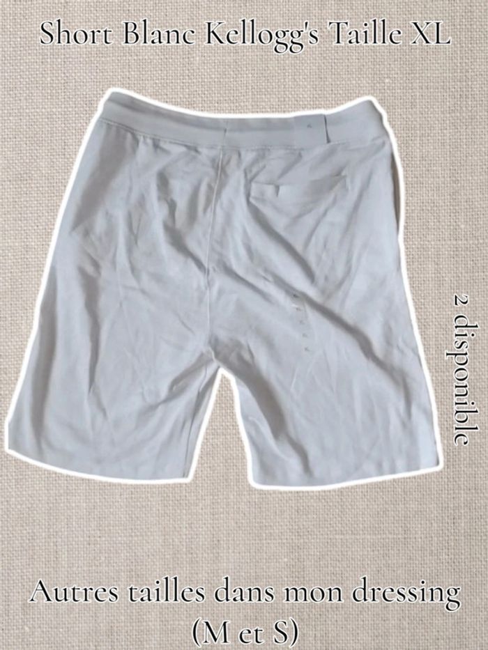 Short Blanc Kellogg's Taille XL - photo numéro 2