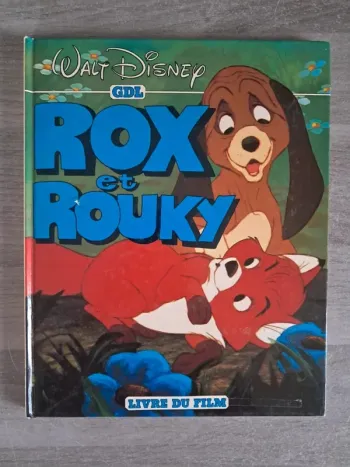 Livre vintage  rox et Rouky Walt Disney