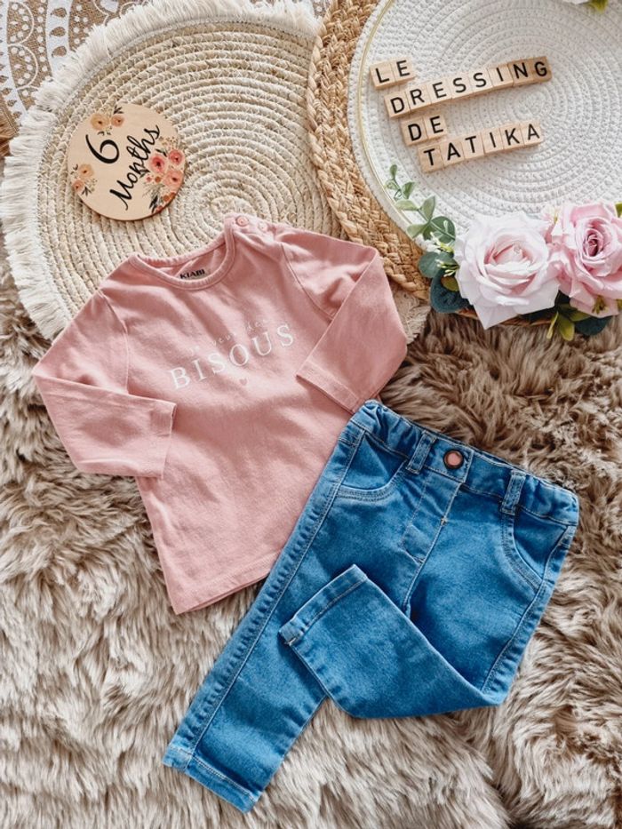 🌸 Ensemble 6 mois bébé fille 🌸