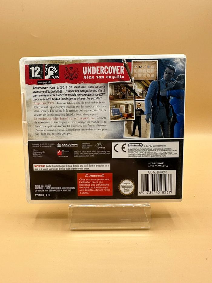 Undercover - Mène Ton Enquête Nintendo DS - photo numéro 2