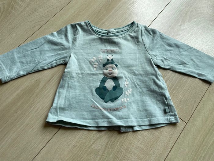 T-shirt manches longues obaibi 3 mois