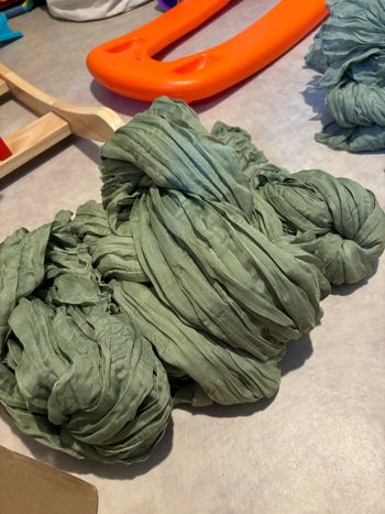 Lot de tissus centre de table