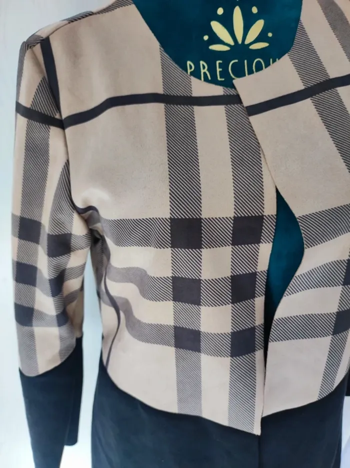 Veste légère effet peau de pêche - photo numéro 2