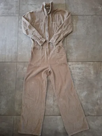 Combinaison velours jambes larges