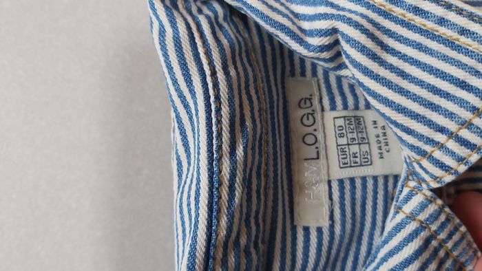 Veste en jeans 9/12 mois - photo numéro 2