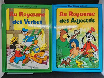 Livres Disney vintage le royaume des verbes et des adjectifs