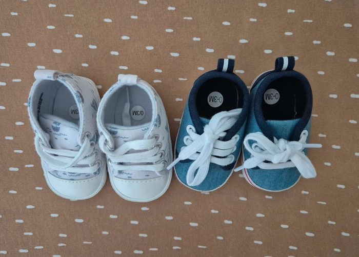 Lot paires de chaussures bébé - photo numéro 2